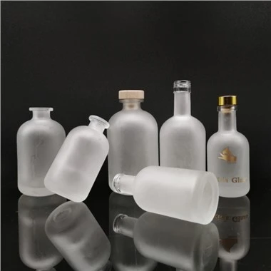 Berijpte wijnflessen van 750 ml