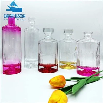 Kristallen alcoholfles