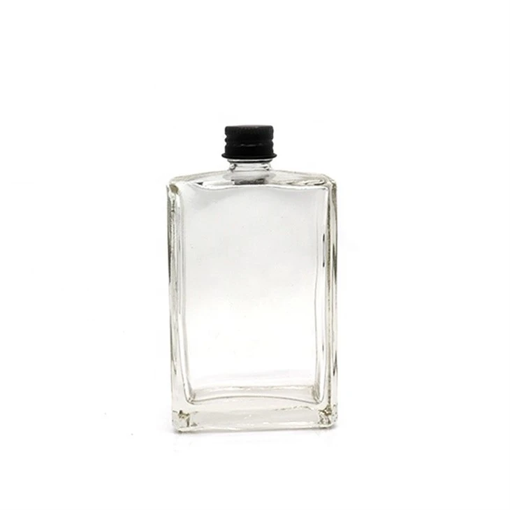 Flat Glass Bottles For Whiskey