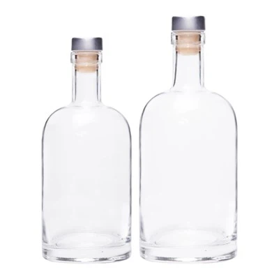 750 ml wodka glazen fles met kurk