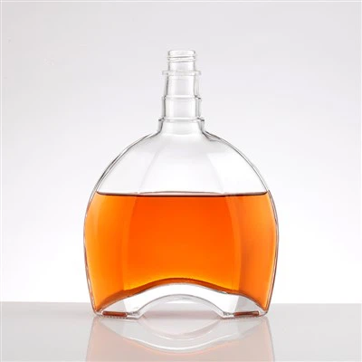 Creatieve unieke geesten aangepaste logo glazen fles