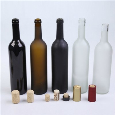 Wine in Glass Bottle Wine in Glass Bottle
