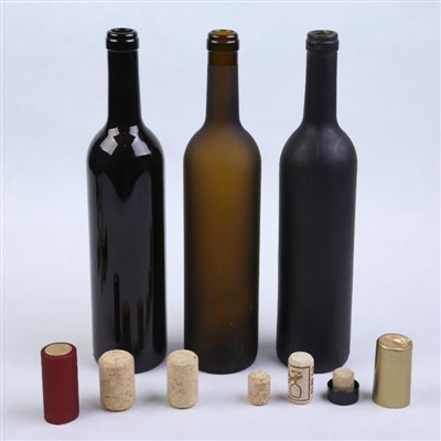Wine in Glass Bottle Wine in Glass Bottle