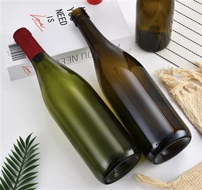 Wine in Glass Bottle Wine in Glass Bottle