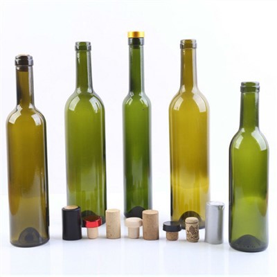 Wine in Glass Bottle Wine in Glass Bottle