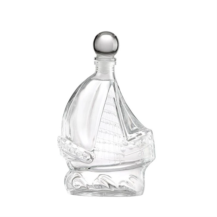 Latest Design Boat Shaped Bottle 700 ML