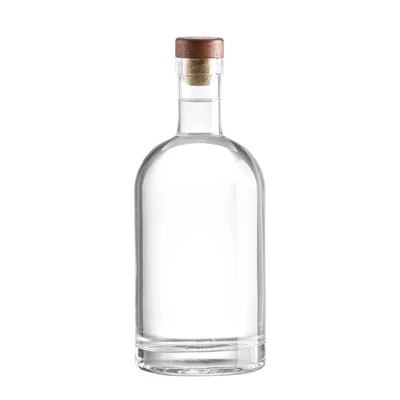 750 ml lege drankflessen met kurkdeksel