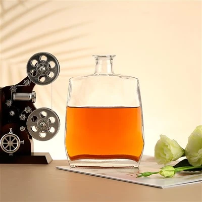 Hoogwaardige eenvoudige XO-brandewijnfles 700 ML