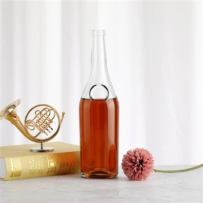 Luxe drank glazen fles 750ml